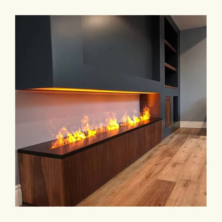 Water Steam Electric Fireplace Indoor - Design Hoard