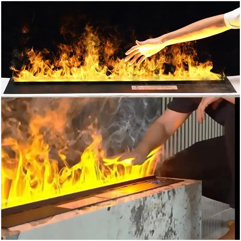 Water Steam Electric Fireplace Indoor - Design Hoard